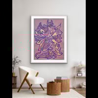 Image 2 of Cyclops - 36 x 48" Paint & marker on paper