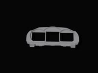 Image 9 of Mazdaspeed3 GEN 1 Cluster Base - STEP File for 3D Printing/Customization