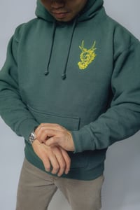Image 2 of CORPORATE LOGO HOODIE - DANGER GREEN
