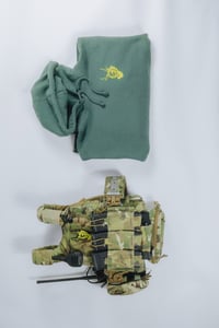 Image 3 of CORPORATE LOGO HOODIE - DANGER GREEN