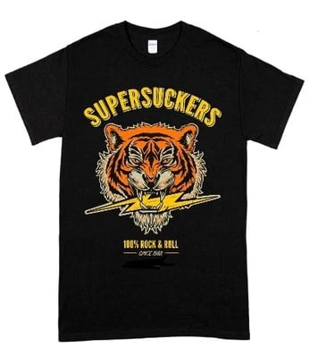 Image of SUPERSUCKERS - Tiger Design - SUPERPUSSY TOUR.