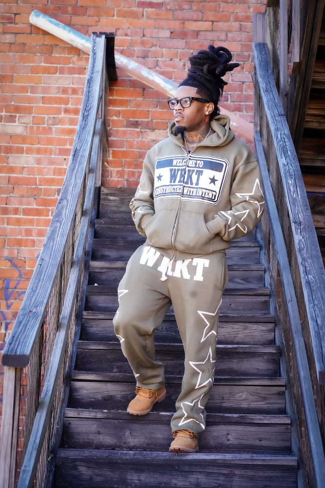 Image of Green WRKT sweatsuit
