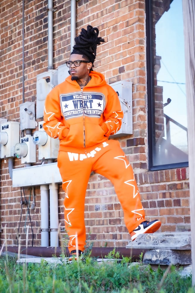 Image of Orange WRKT sweatsuit