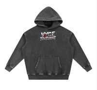 Image 2 of Too Turnt X Vyce Snow Wash Oversized Hoodie