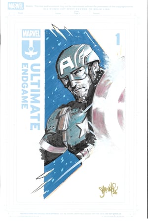 Image of Original Art : Ultimates Captain America // Shawn Yap
