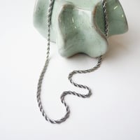 Image 1 of *NEW* Silver Rope Chain Necklace – Stainless Steel Tarnish-Proof Everyday Chain