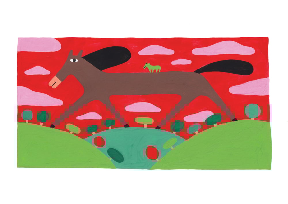 Image of Horse Print A3