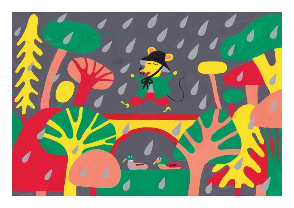 Image of Rainy Day Print A3