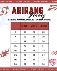 Image 3 of BTS Arirang World Tour Jersey