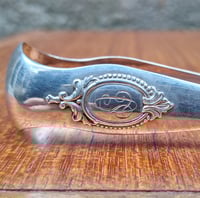 Image 3 of Pince à sucres ou glaçons en argent massif