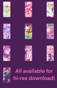 Image 2 of 10 Anime Hi-Def Phone Wallpapers (DIGITAL DOWNLOAD) 🌸