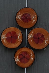 Image 1 of FOLLOW YOUR HEART- set of 4 coasters