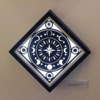 Moon phases_lightbox papercut 25x25cm