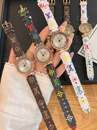 LV Leather Watch 