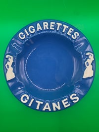 Image 1 of Vintage French Gitanes Ceramic Ashtray, 1960’s