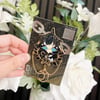 Demon Dangle Pins (Hard Enamel Pins with Decorative Chains)