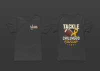 Image 2 of February Awareness Childhood Cancer Tackle Boys Tee