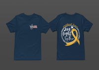 Image 5 of February Awareness Childhood Cancer Fight Together Tee