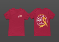 Image 6 of February Awareness Childhood Cancer Fight Together Tee