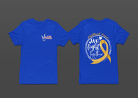 Image 7 of February Awareness Childhood Cancer Fight Together Tee