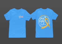 Image 8 of February Awareness Childhood Cancer Fight Together Tee