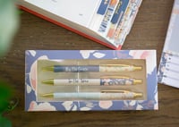 Image 1 of Blue Floral Christian Pen Set