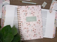 Image 1 of Pink Floral Sermon Notebook