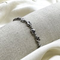 Image 2 of BRACCIALE CATENA STELLE / CUORI