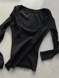 Image 11 of Pia Top — Open Back (Black)