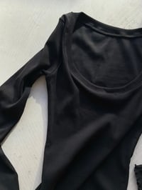 Image 14 of Pia Top — Open Back (Black)