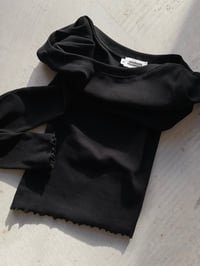 Image 10 of   Uma Top — Off-Shoulder Rib