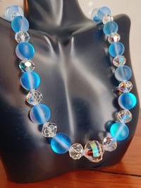 Image 4 of BLUE MYSTIC AURA AND SWAROVSKI BEADS SET