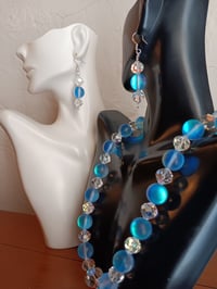 Image 8 of BLUE MYSTIC AURA AND SWAROVSKI BEADS SET