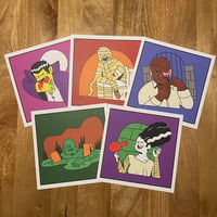 Famous Monster Print Series