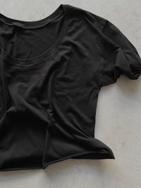 Image 3 of Bella Top — Open Back (Brushed Cotton, Short Sleeve) 