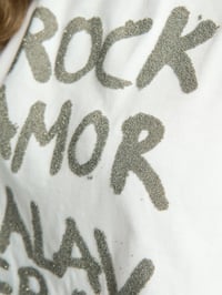 Image 1 of  Camiseta Florence blanca de corazón