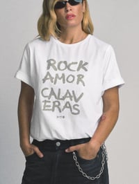 Image 2 of  Camiseta Florence blanca de corazón