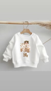 Image 2 of Personalised Dolly Teddy 🧸 theme pjs / sweaters 