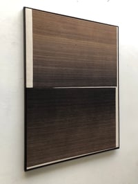 Image 3 of abstract dip dyed composition in silk