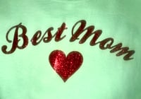 Image 1 of BEST MOM MINT GREEN TEE 💚🌹