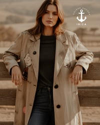 Image 4 of DON’T TOUCH MY SOUL ¥ unisex ¥ upCyclinG viLLaGe punK¥IbiZa ¥TrenChcoaT¥ festival