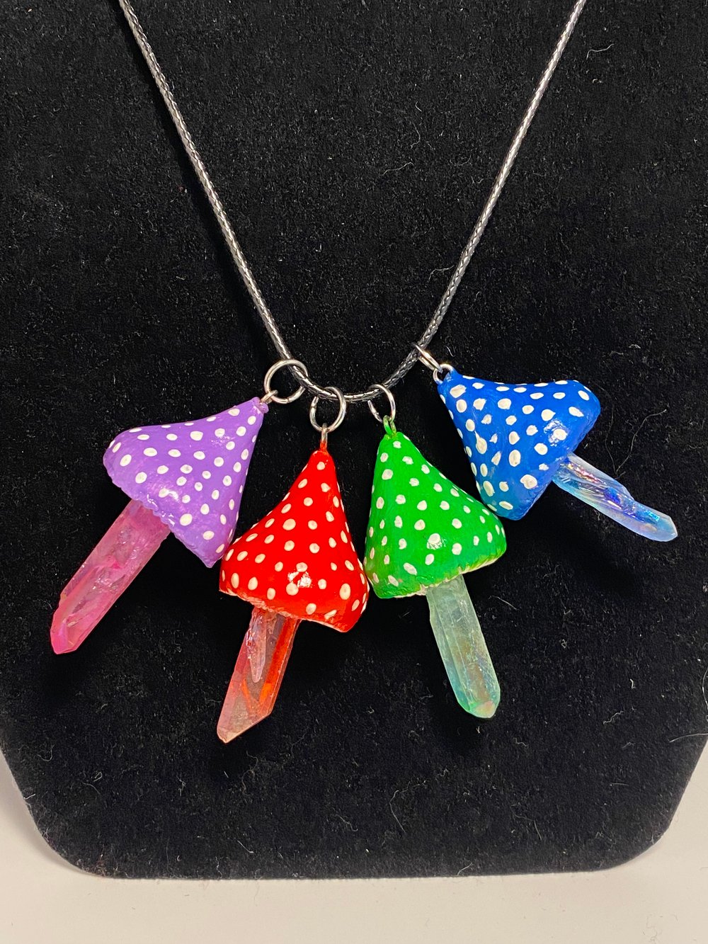 Image of Amanita Mushroom Pendants