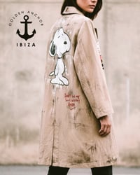 Image 1 of DON’T TOUCH MY SOUL ¥ unisex ¥ upCyclinG viLLaGe punK¥IbiZa ¥TrenChcoaT¥ festival