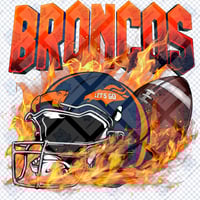 Broncos Hemlet Football Team 