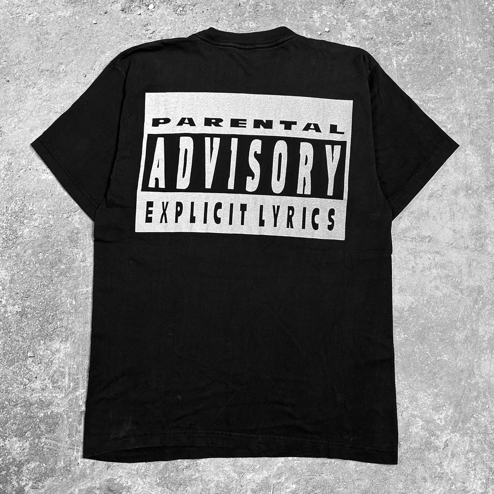 Parental Advisory Explicit Lyrics 1990’s T-Shirt