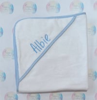 Image 3 of 🧸 Embroidered Teddy Bear Bath Towel – Personalised – Boys & Girls