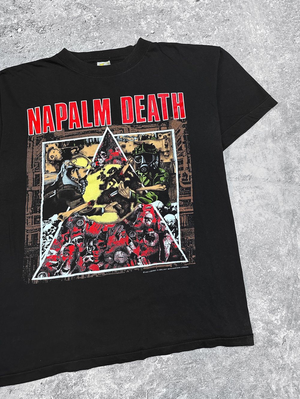 *Rare* Napalm Death 1992 ‘Campaign For Musical Destruction Europe’ T-Shirt