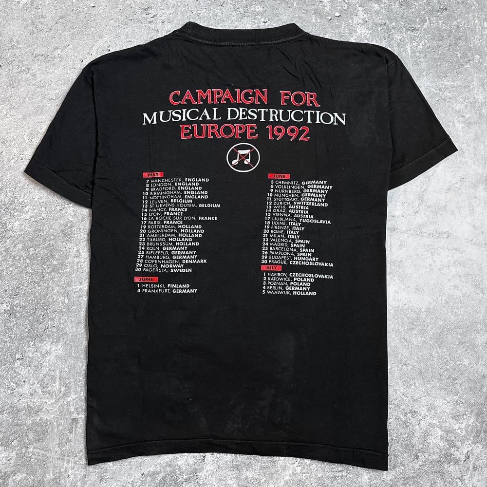 *Rare* Napalm Death 1992 ‘Campaign For Musical Destruction Europe’ T-Shirt