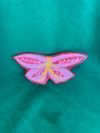 Pink & Yellow Faerie Brooch