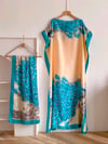 Women's Lightweight Cap Dress  , Large Print Shawl Wrap/Headwrap Scarf #4